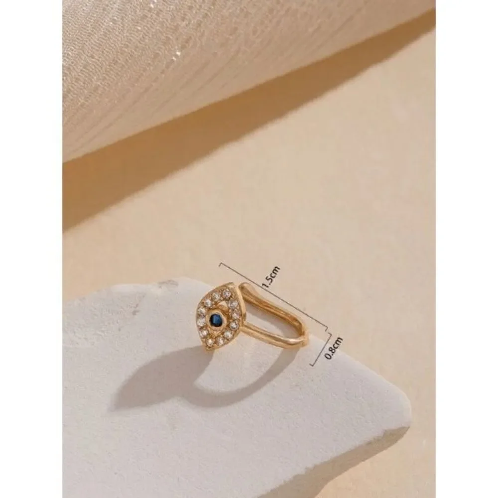 Evil Eye trendy gold
